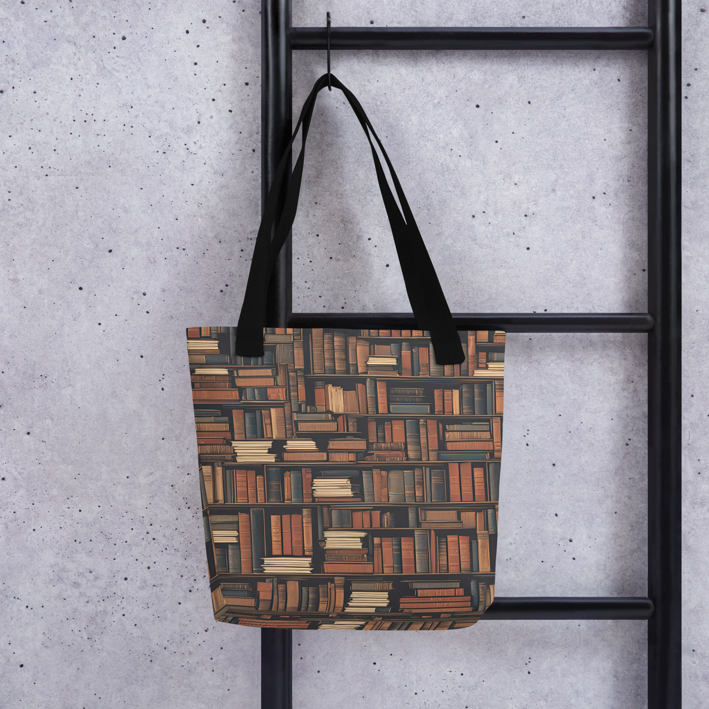 Bookshelf Pattern Tote bag