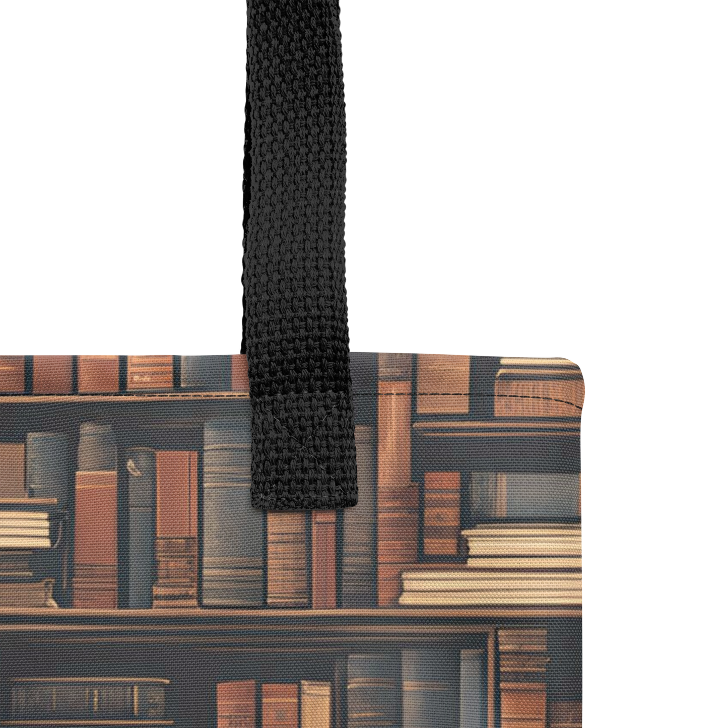 Bookshelf Pattern Tote bag
